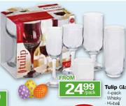 Tulip Red/White Wine Glasses 