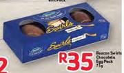 Beacon Swirls Chocolate Egg Pack-75g