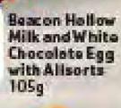 Beacon Hollow Milk And White Chocolate Egg With Allsorts-105g