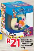 Beacon Hollow Milk And White Chocolate Egg With Allsorts-105g