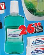 Oralwise Fresh Mint Mouthwash-500ml