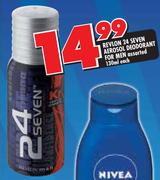 Revlon 24 Seven Aerosol Derdorant For Men Assorted-130ml 