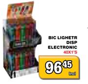 BIC Lighter Disp Electronic-40x1's
