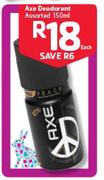 Axe Deodrant Assorted-150 Ml