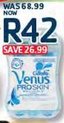Gillette Venus Pro Skin Moisture Rich Disposable Razors-2s