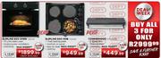 Slimline 600 Oven + Slimline 600 Hob + Cookerhood