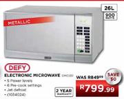 Defy Electronic Microwave-26 Ltr (DMO351)