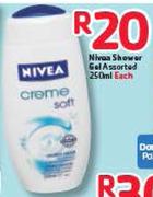 Nivea Shower Gel-250ml Each