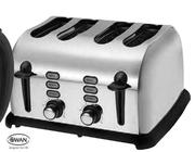  Swan 4 Slice Stainless Steel Toaster SST4