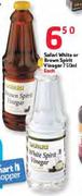 Safari White Or Brown Spirit Vinegar-750ml Each