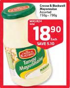 Crosse & Blackwell Mayonnaise Assorted-750-790g
