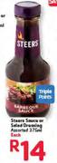 Steers Sauce Or Salad Dressing Assorted-375ml