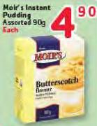 Moir's Instant Pudding Assorted-90G