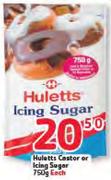 Huletts Castor Or Icing Sugar-750G Each