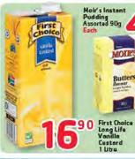 First Choice Long Life Vanilla Custard-1L