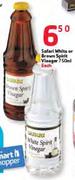 Safari White Or Brown Spirit Vinegar-750ml Each