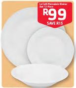Le Cafe Porcelain Dinner Set-12 Piece
