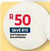 Pnp Embossed Round Platter