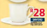 Pnp Embossed Cup And Saucer