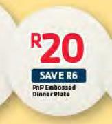 Pnp Embossed Dinner Plate