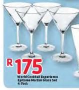 Luminarc World Cocktail Experience Epltome Martini Glass Set-4 Pack