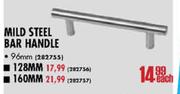 Mild Steel Bar Handle -160mm Each