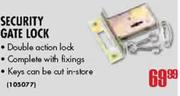 Security Gate Lock