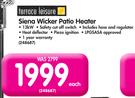Terrace Leisure Siena Wicker Patio Heater