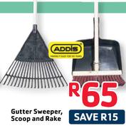 Addis Gutter Sweeper, Scoop And Rake