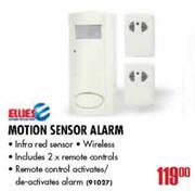Ellies Motion Sensor Alarm(Includes 2xRemote Controls)