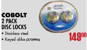 Cobolt 2 Pack Disc Locks