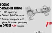 Econo Straight Hinge 