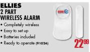  Ellies 2 Part Wireless Alarm