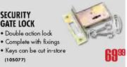 Security Gate Lock