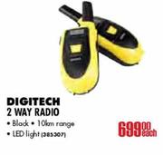 Digitech 2 Way Radio 10Km Range-Each