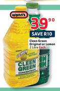 Wynn's Cleen Green Original Or Lemon-2ltr Each