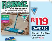 Floorwiz Eco Fiber Mop Assorted Colours Each