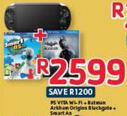 PS Vita Wi-Fi+ Batman Arkhan Origins Blackgate+Smart As
