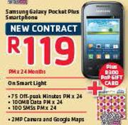 Samsung Galaxy Pocket Plus Smartphone-On Smart Light