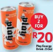 Play Energy Drink-2x250Ml