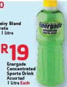 Energade Concentrated Sports Drink Assorted-1L