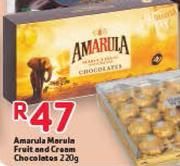 Amarula Marula Fruit And Cream Chocolates-220g