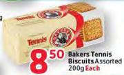 Bakers Tennis Biscuits Assorted-200gm