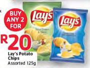 Lay's Potato Chips Assorted-2x125gm