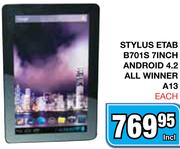 Stylus ETab B701S 7" Android 4.2 All Winner A13