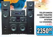 Telefunken Home Theatre Component System 5.2 Channel-1xSet