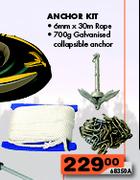 Anchor Kit 6mm x30m