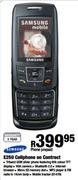Samsung Cellphone On Contract-E250