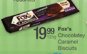 Fox's Chocolatey Caramel Biscuits-125g 