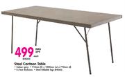 Steel Canteen Table